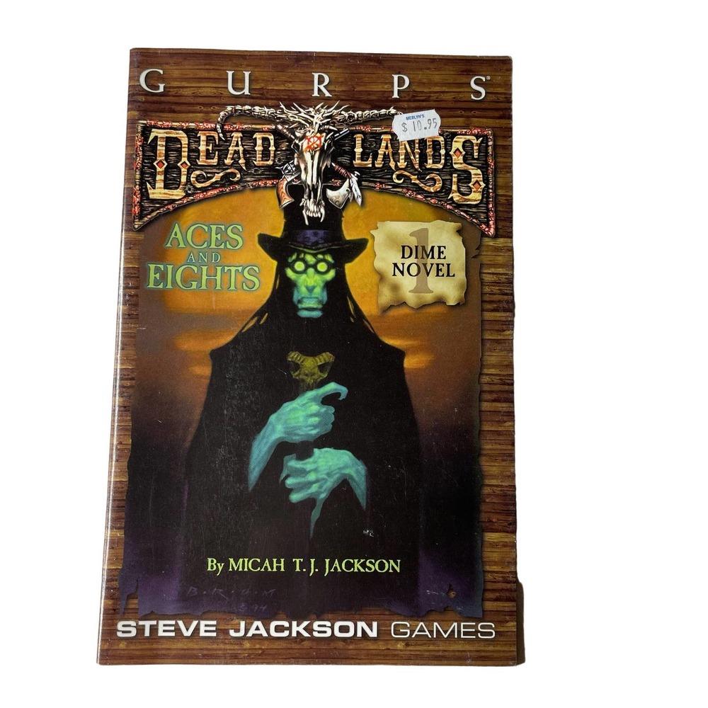GURPS Dead Lands Aces and Eights SJG A Dime Novel #1 RPG
